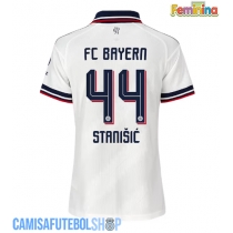 Camisa de time de futebol Bayern Munich Josip Stanisic #44 Replicas 2º Equipamento Feminina 2026-27 Manga Curta